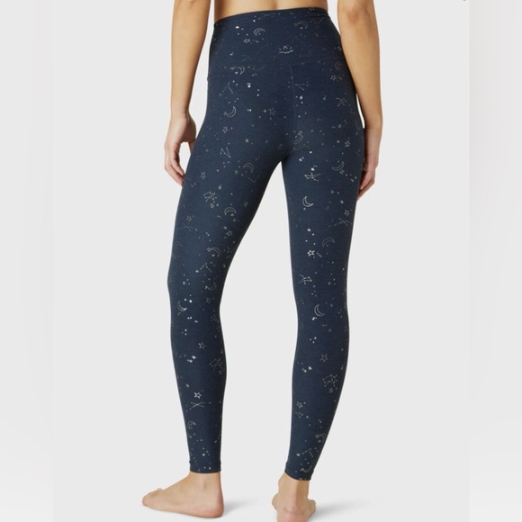 Beyond Yoga Starry Night SoftShine High Waisted Midi Leggings Small Black - Picture 6 of 12
